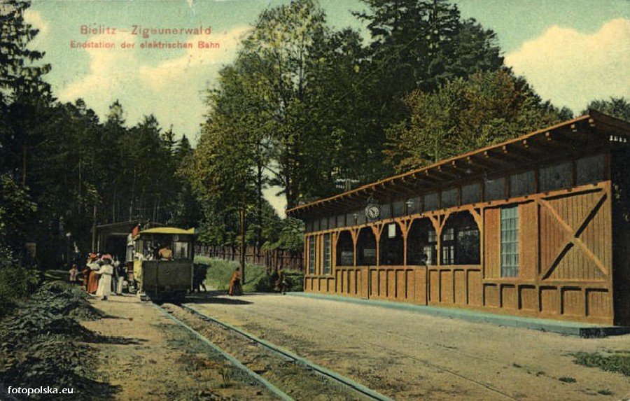 Zajezdnia w Cygańskim Lesie 1911 r. Zajezdnia w Cygańskim Lesie 1911 r.