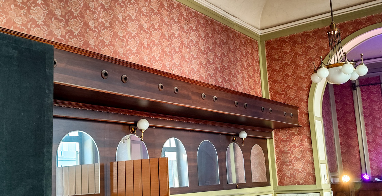 Fragment wnętrz dawnej Patrii - widok obecny Fragment wnętrz dawnej Patrii - widok obecny