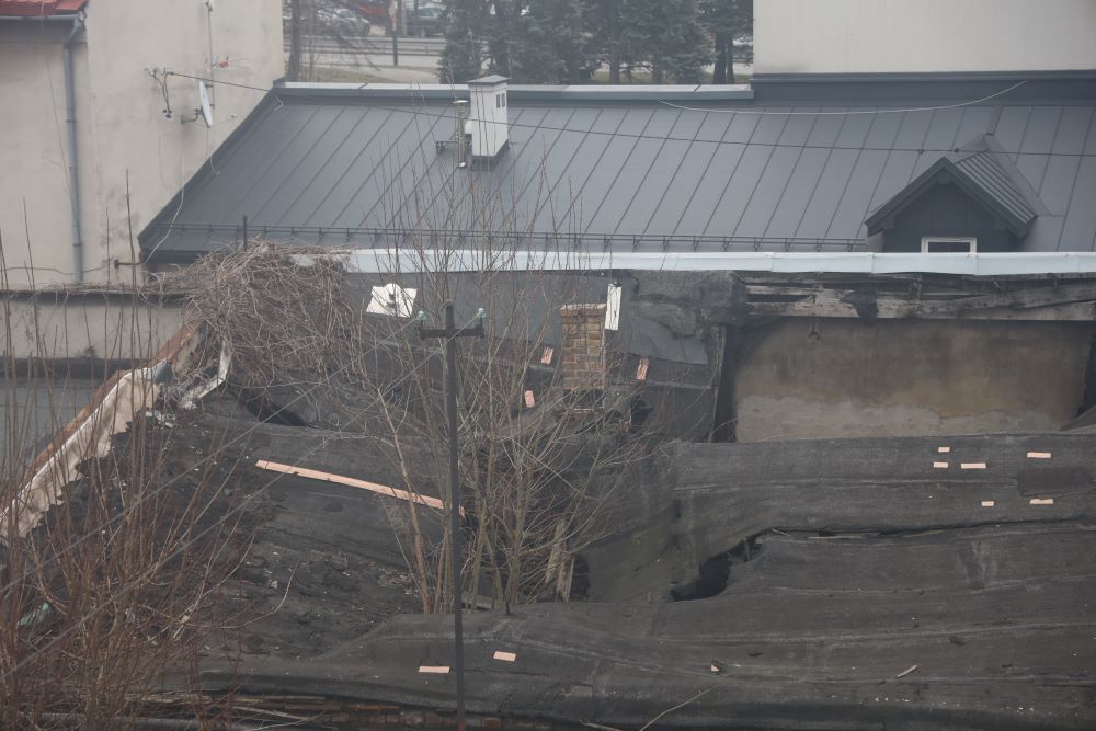 Dach budynku Pedanteria - dach