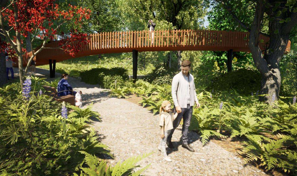 Wizualizacja terenu przy ulicy Stawowej Stawowa - wizualizacja