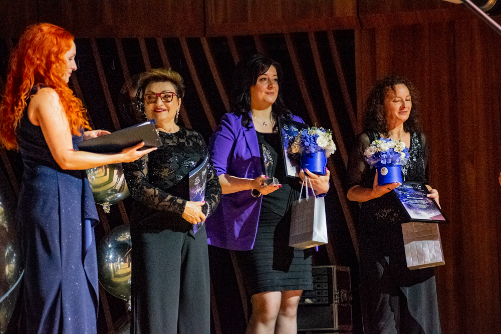 Marta Świątek-Stanienda, Mirosława Nykiel, Uliana Vorobets i Agnieszka Nowak Gala Kongresu Kobiet Podbeskidzia