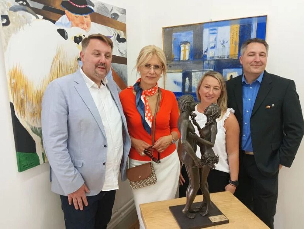 Fot. Ewa Kozak - Wydział Kultury i Promocji UM BB Rzeźba Bielsko i Biała dla miasta Wolfsburg