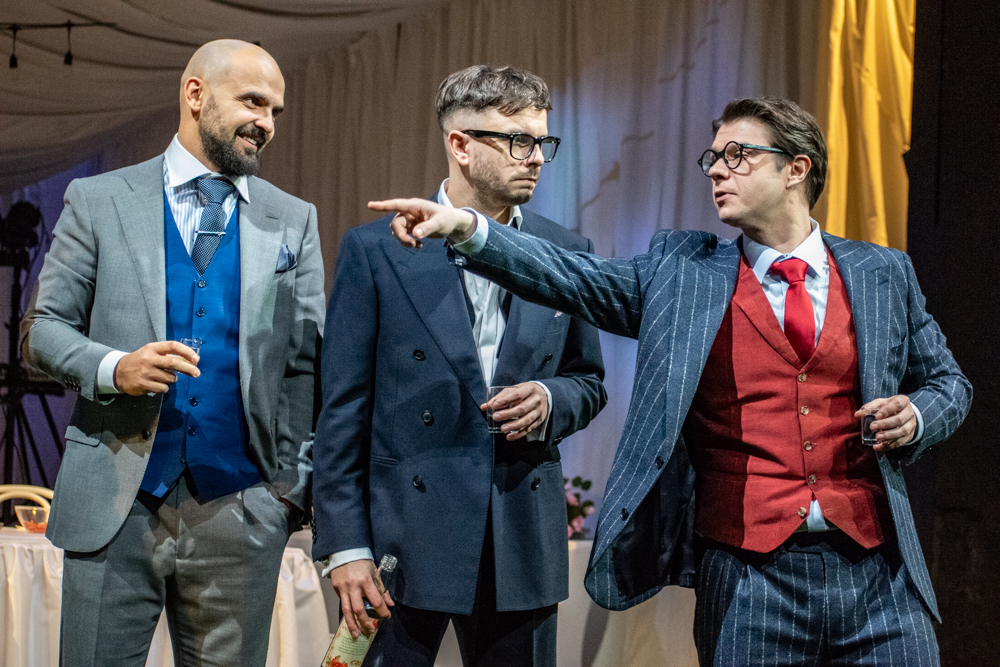 Mateusz Wojtasiński, Michał Czaderna i Grzegorz Margas TESTOSTERON - spektakl w Teatrze Polskim