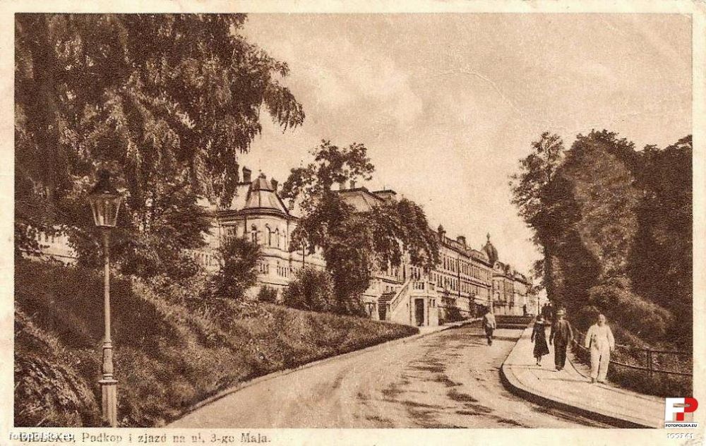 Skwer Esperanto - widok od dzisiejszej ulicy Wałowej / FOTOPOLSKA.EU Skwer Esperanto